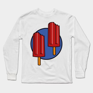 Ice cream flat design Long Sleeve T-Shirt